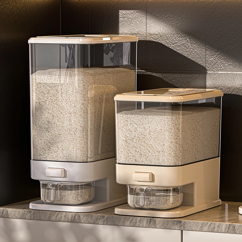 米桶家用防虫防潮密封大米收纳盒米缸米箱面粉面桶五谷杂粮储物罐