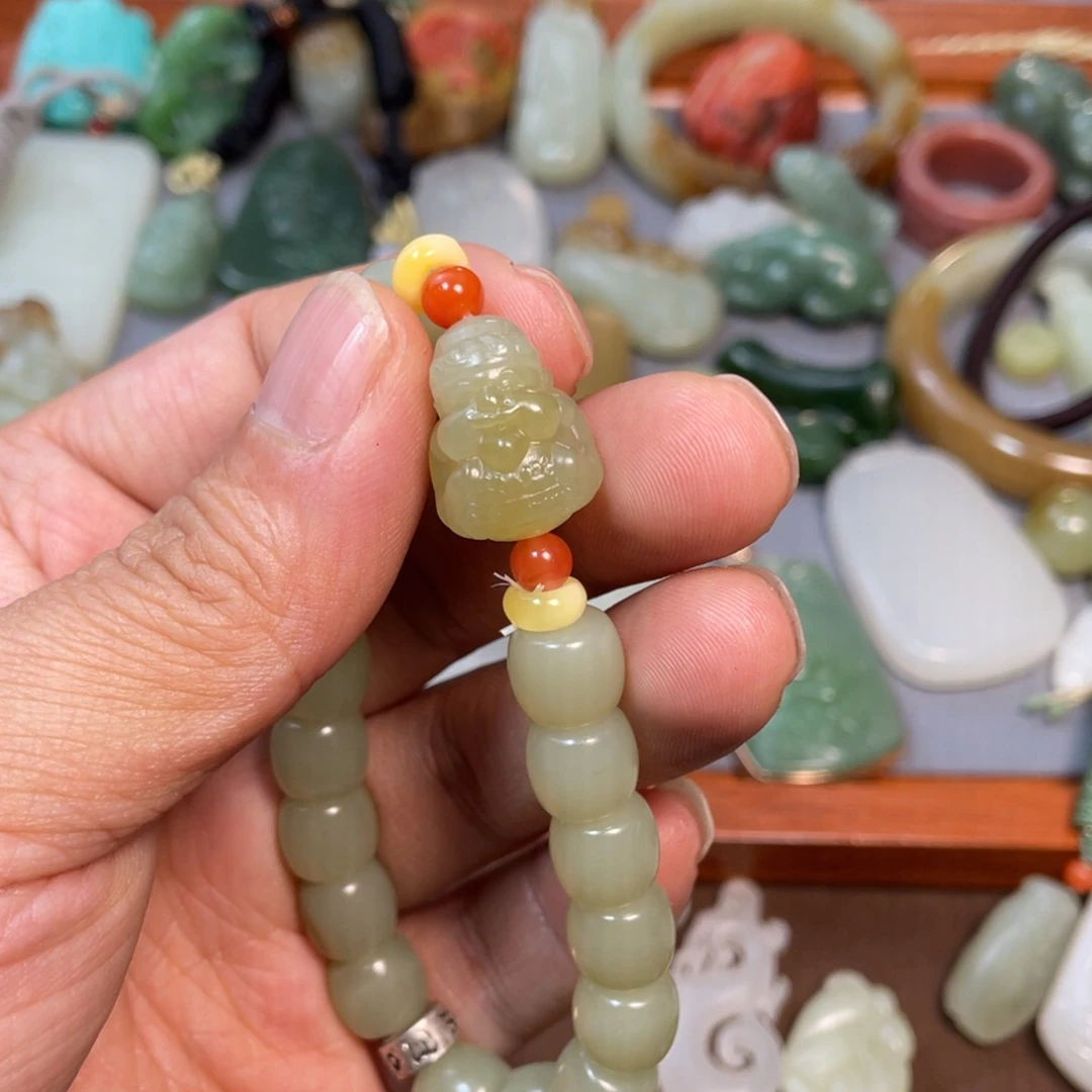 和田玉颈饰未镶嵌༄****