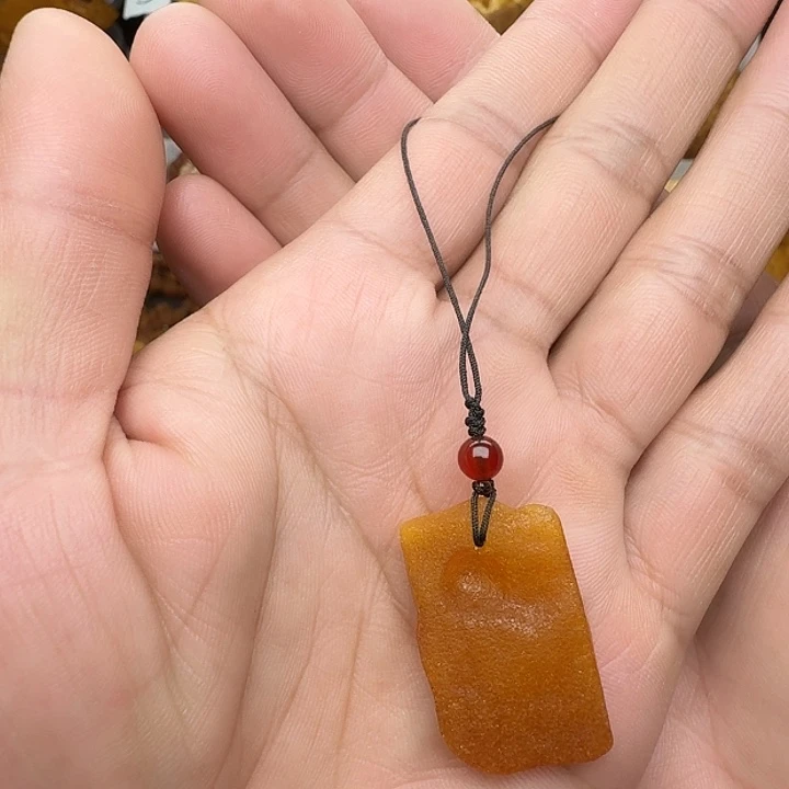 蜜蜡未镶嵌裸石天然蜜蜡手机吊坠