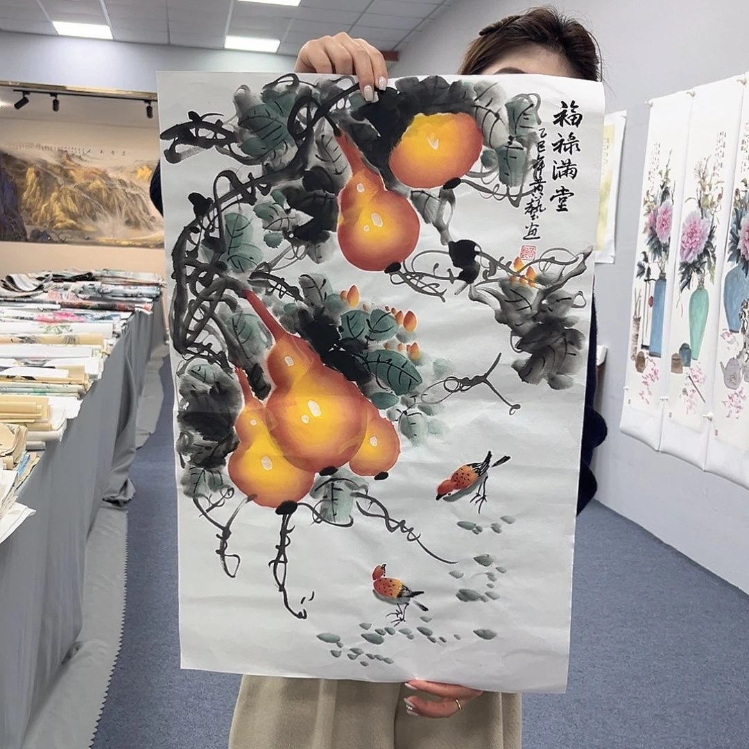 国画纯手绘字画作品