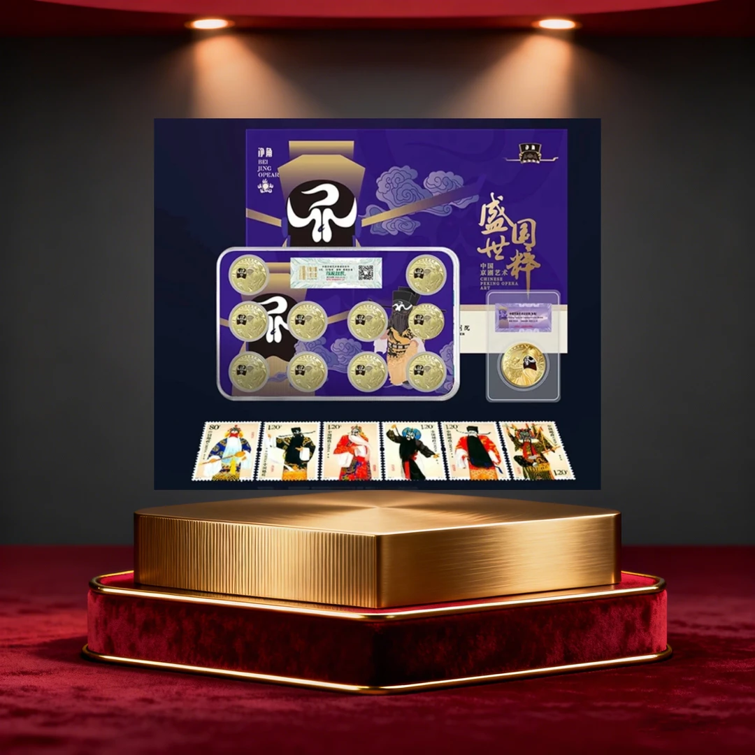 法定货币【大军专属】原厂封装-盛世国粹中国京剧净角首发认证10套