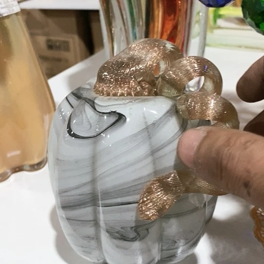 琉璃高度13厘米琉璃南瓜