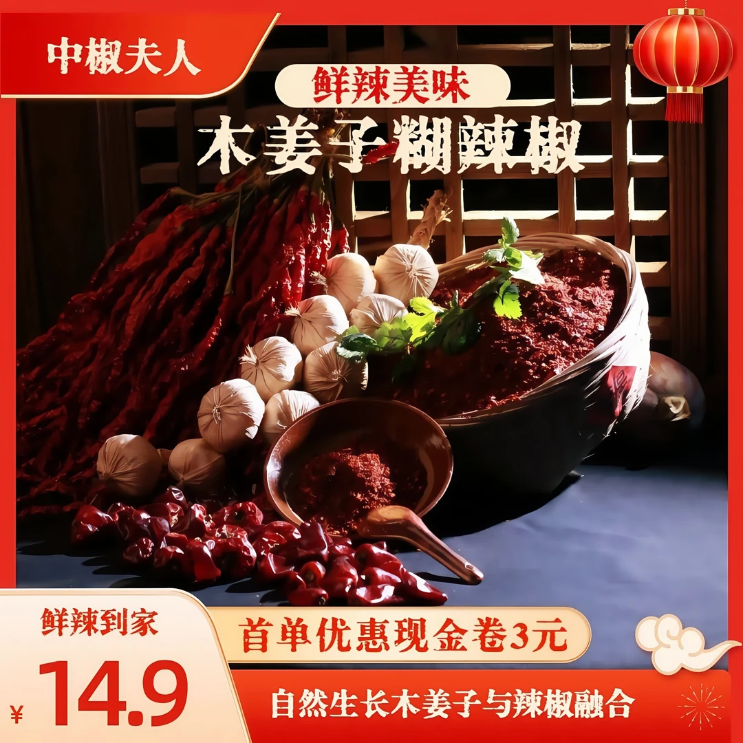 中椒夫人木姜子辣椒面火锅蘸碟贵州特色