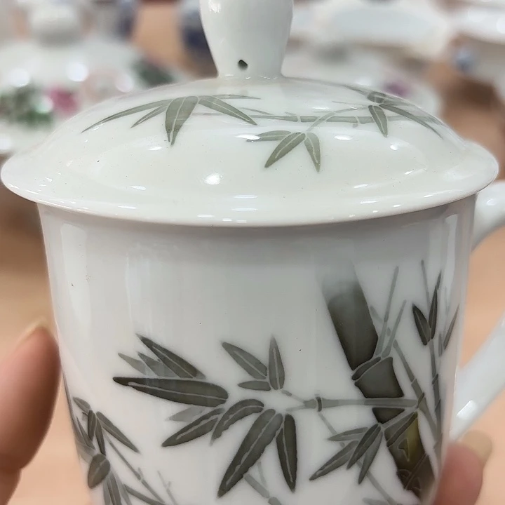 竹叶杯子350毫升杯子杯子
