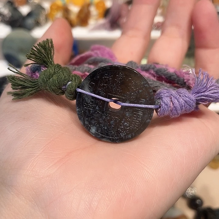 蛇纹石玉合金颈饰