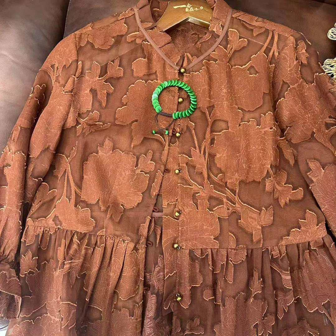 【甘青钱串子】百搭基础百搭休闲木耳领上衣 68W