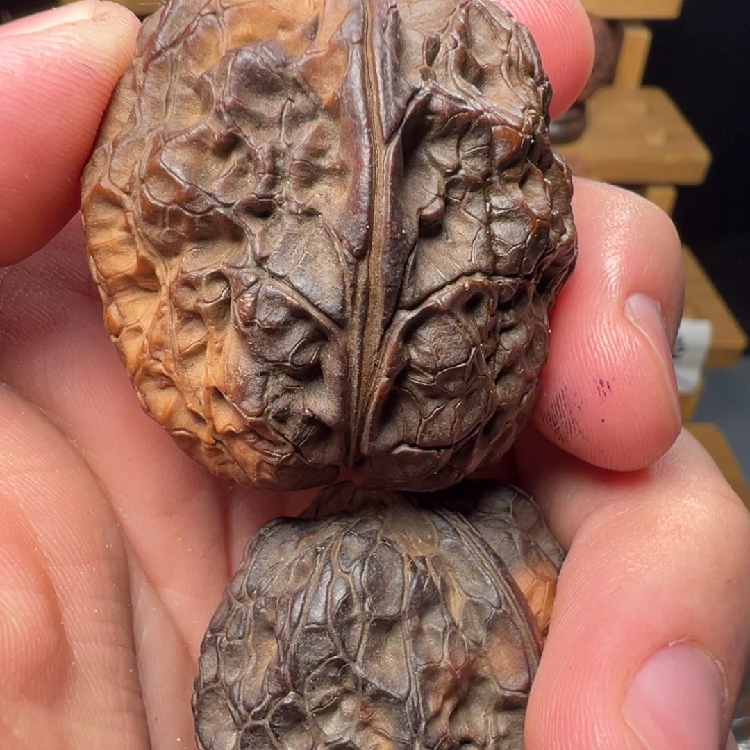 吊坠文玩核桃紫衣将军膀38mm