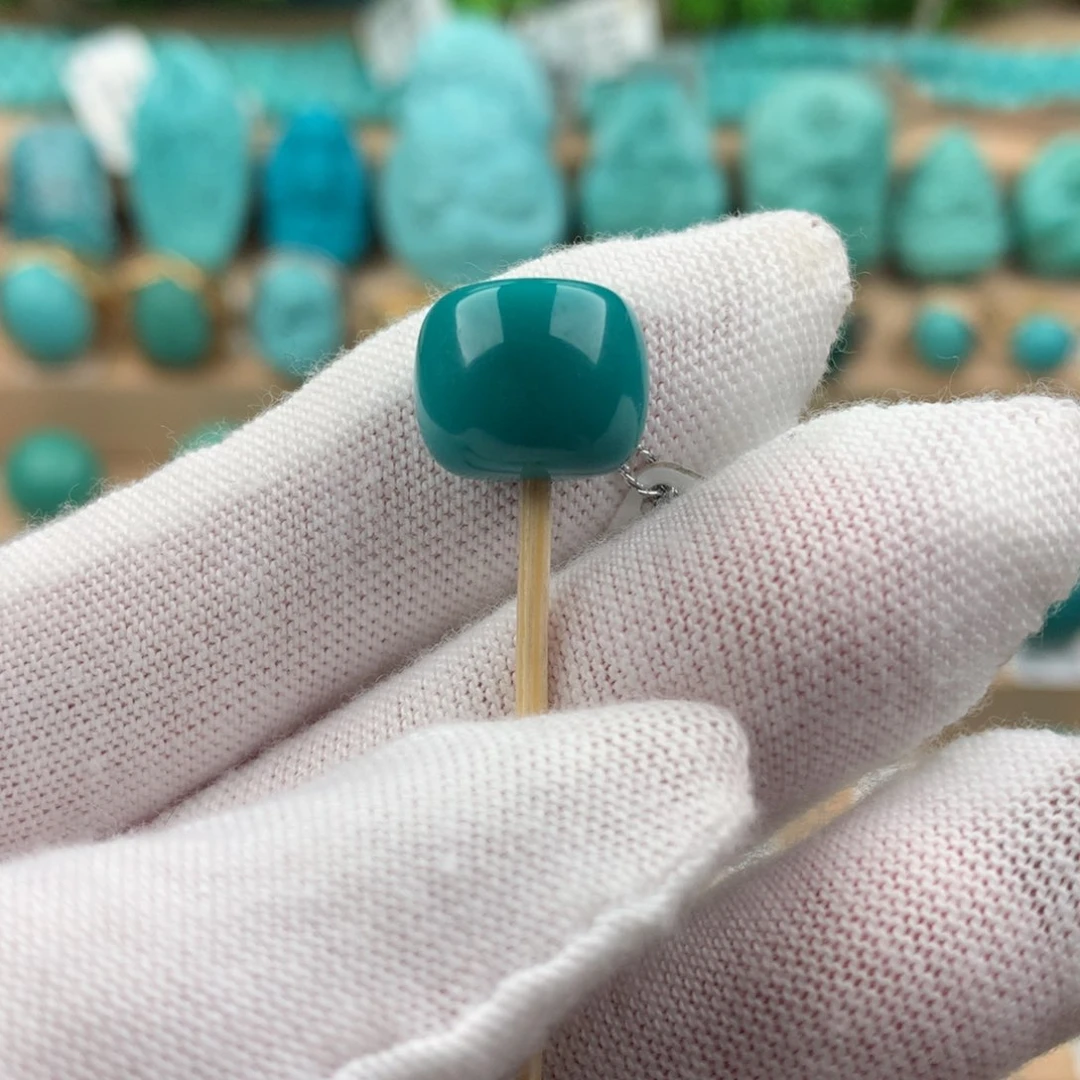 绿松石配饰未镶嵌卡12.4*10.5