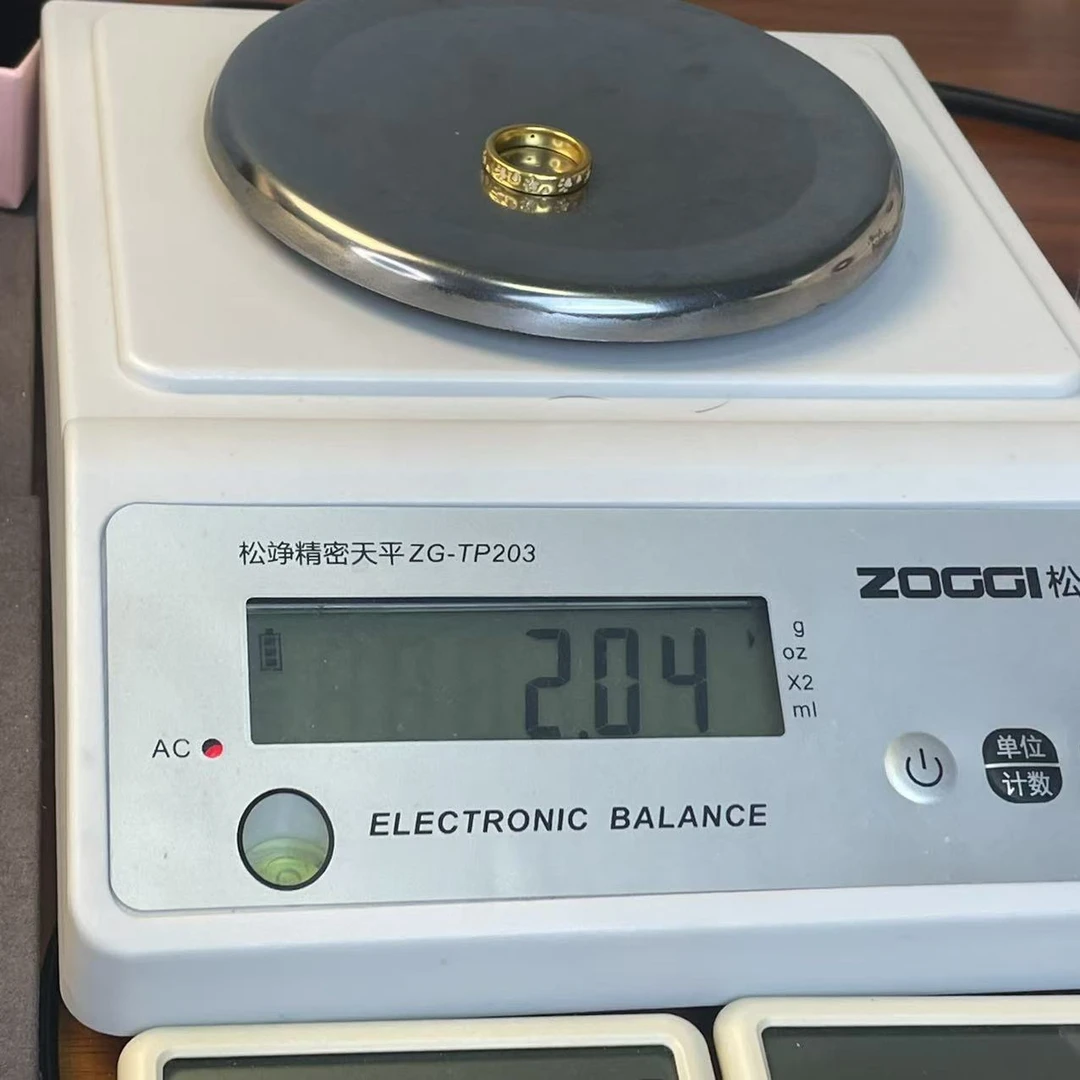 金多拉珠宝 足金999 时尚戒指 无氢工艺 直播专属