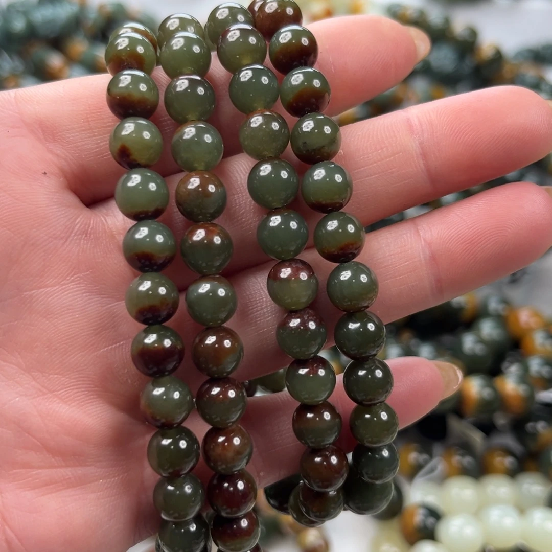 郑***）透闪石质玉未镶嵌项链微瑕