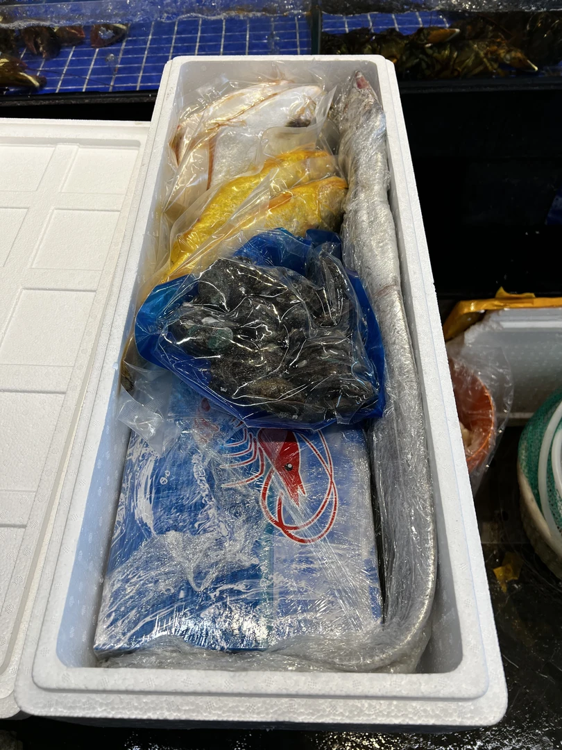海鲜大礼包拼搭.顺丰发货