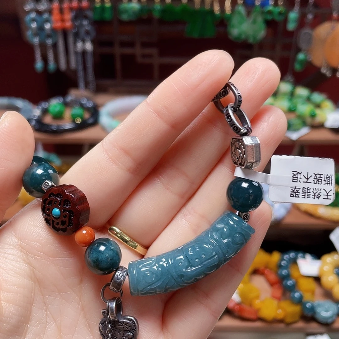 翡翠未镶嵌手链饰品