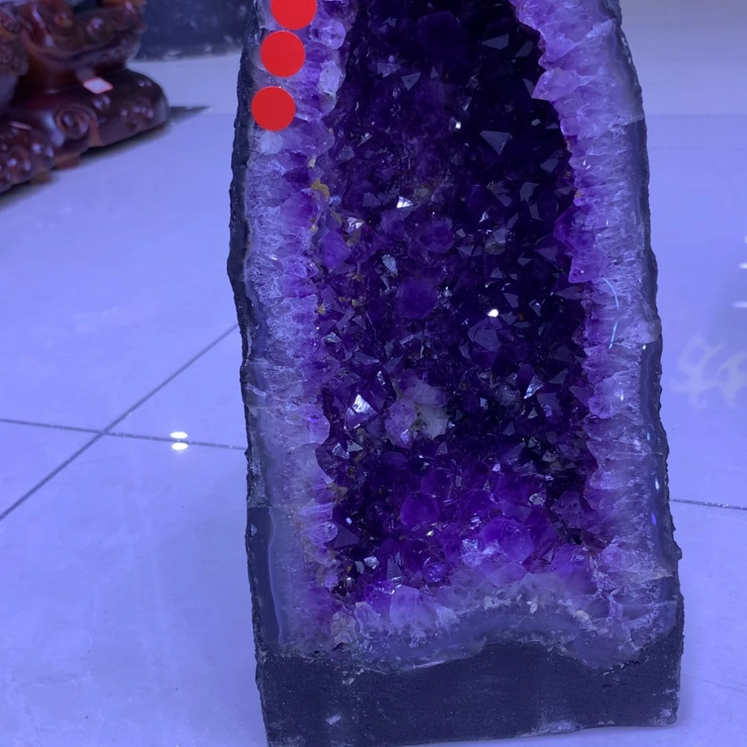 紫晶摆件未镶嵌紫晶洞