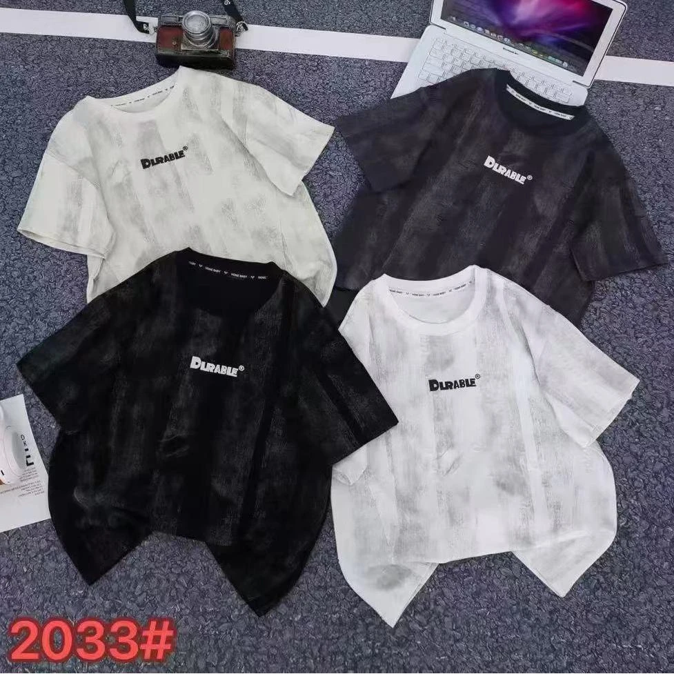 2025新款潮流中小童短袖T恤2033