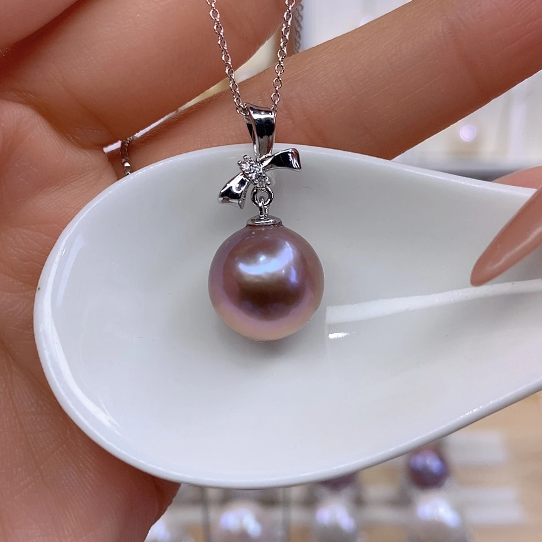 合金淡水珍珠颈饰F