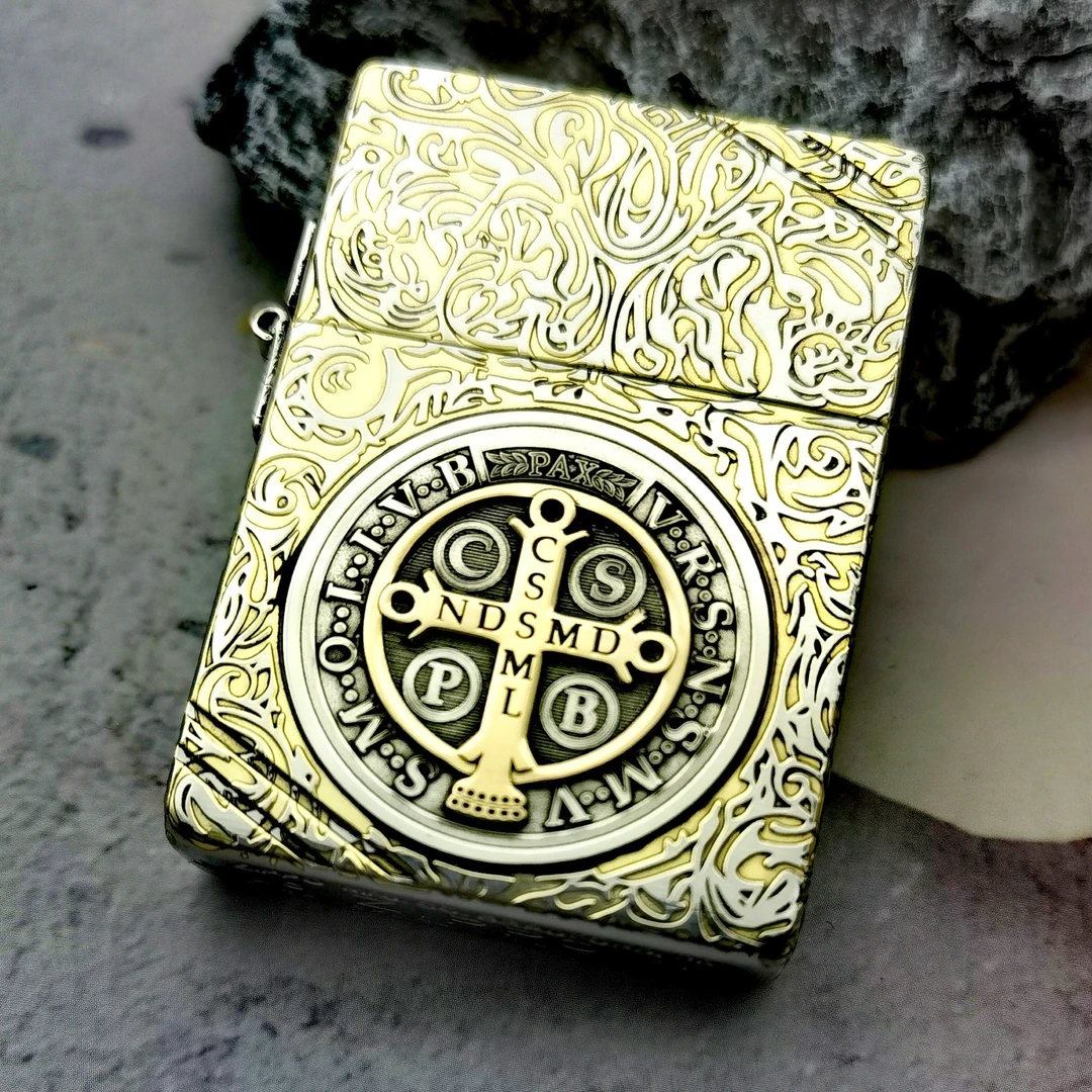 ZIPPO打火机1935五面3D浮雕银章康斯坦丁DYJ1