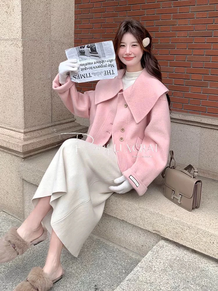 【新年快乐】欧米小个子绵羊毛短款喜羊羊外套【不可机洗】