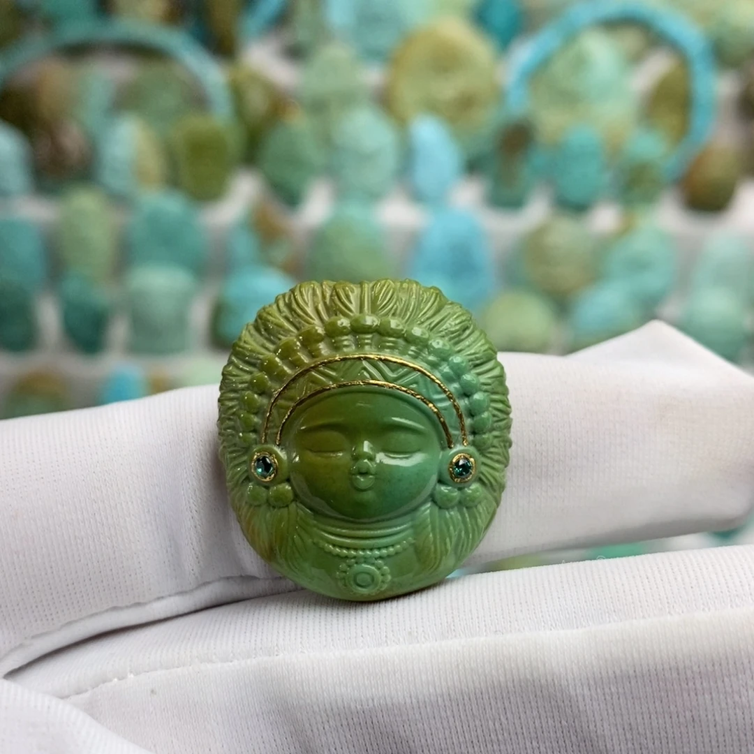 绿松石未镶嵌绿松石