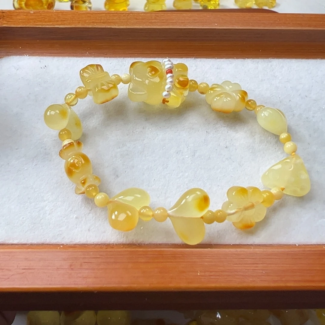 琥珀吊坠(不含链)未镶嵌