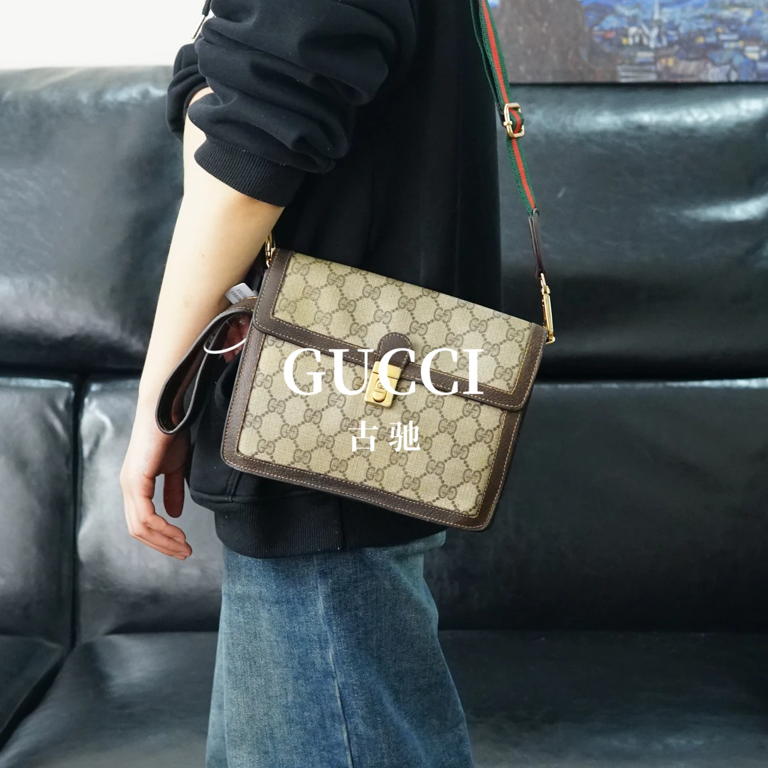 95新 GUCCI/古驰 老花斜挎包/JJ01809468/9468
