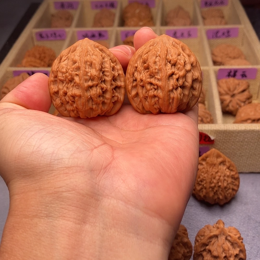 文玩核桃把件蓟县虎头王41（头货精品