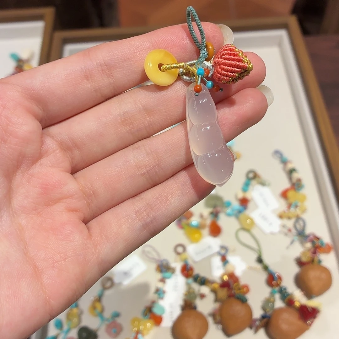 手工制作豆子挂件