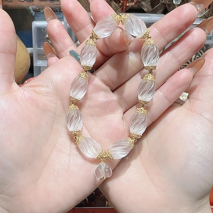 水晶银S925镶嵌手链