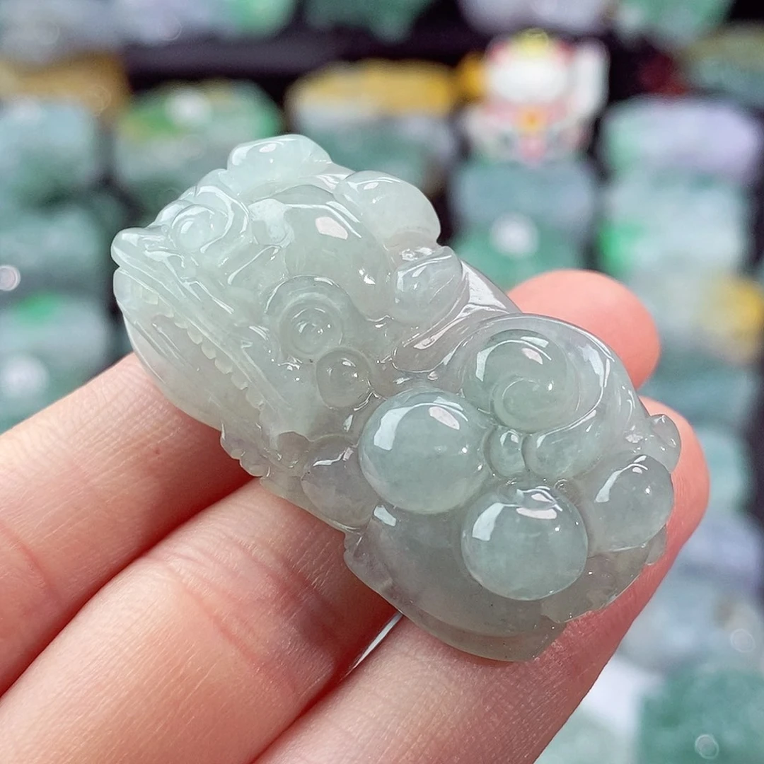 颈饰未镶嵌翡翠天然