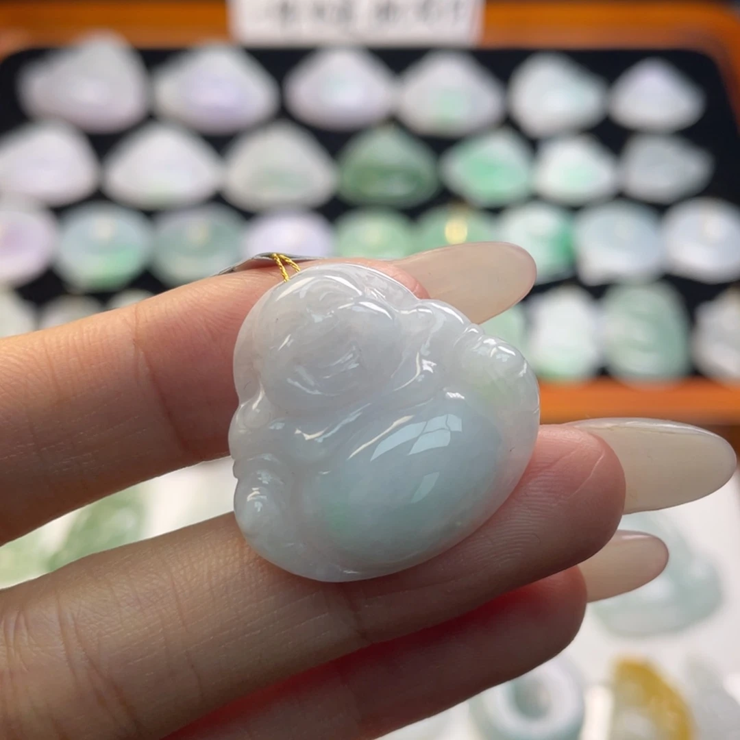 颈饰未镶嵌翡翠佛公