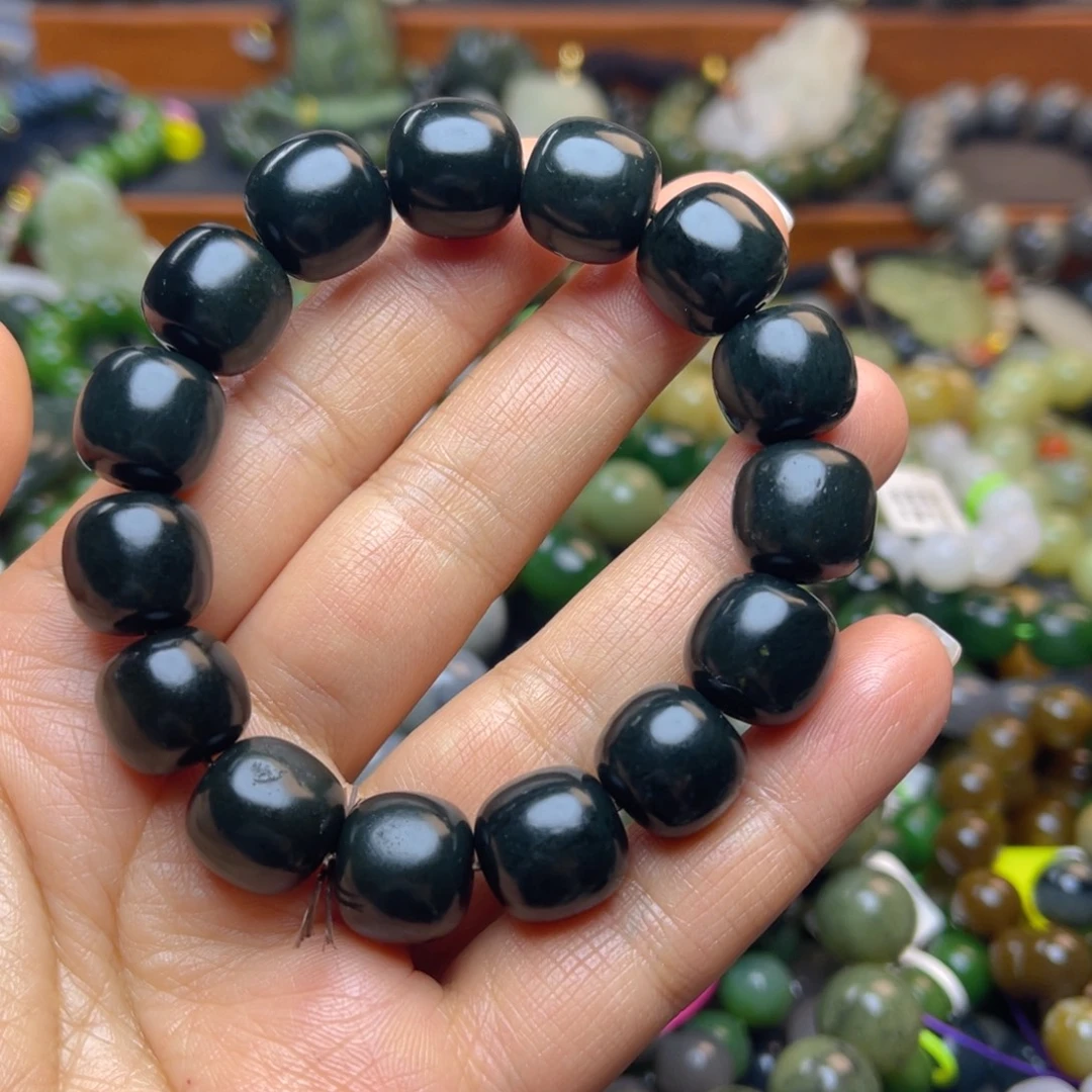 和田玉未镶嵌手链