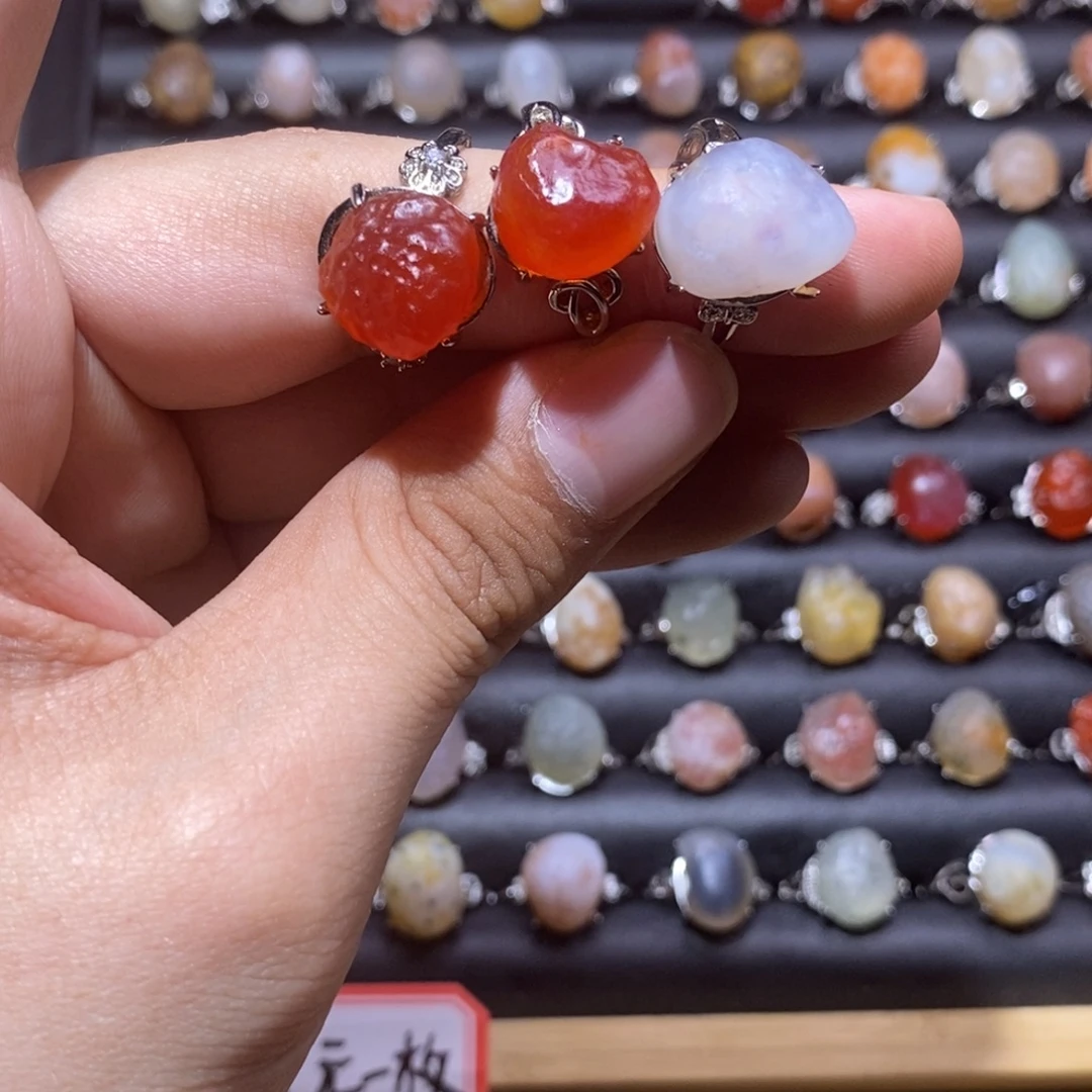 晴****玛瑙/玉髓合金手链