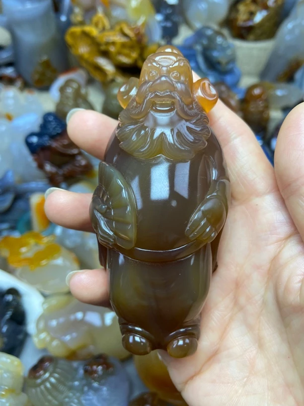 精品玛瑙玉髓把件