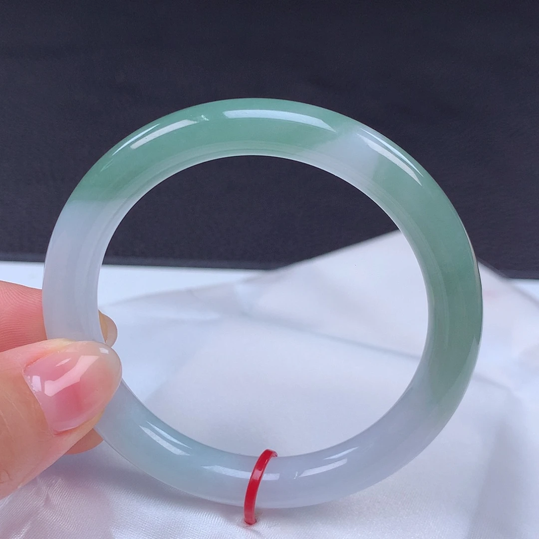 翡翠手镯未镶嵌55圈口432505