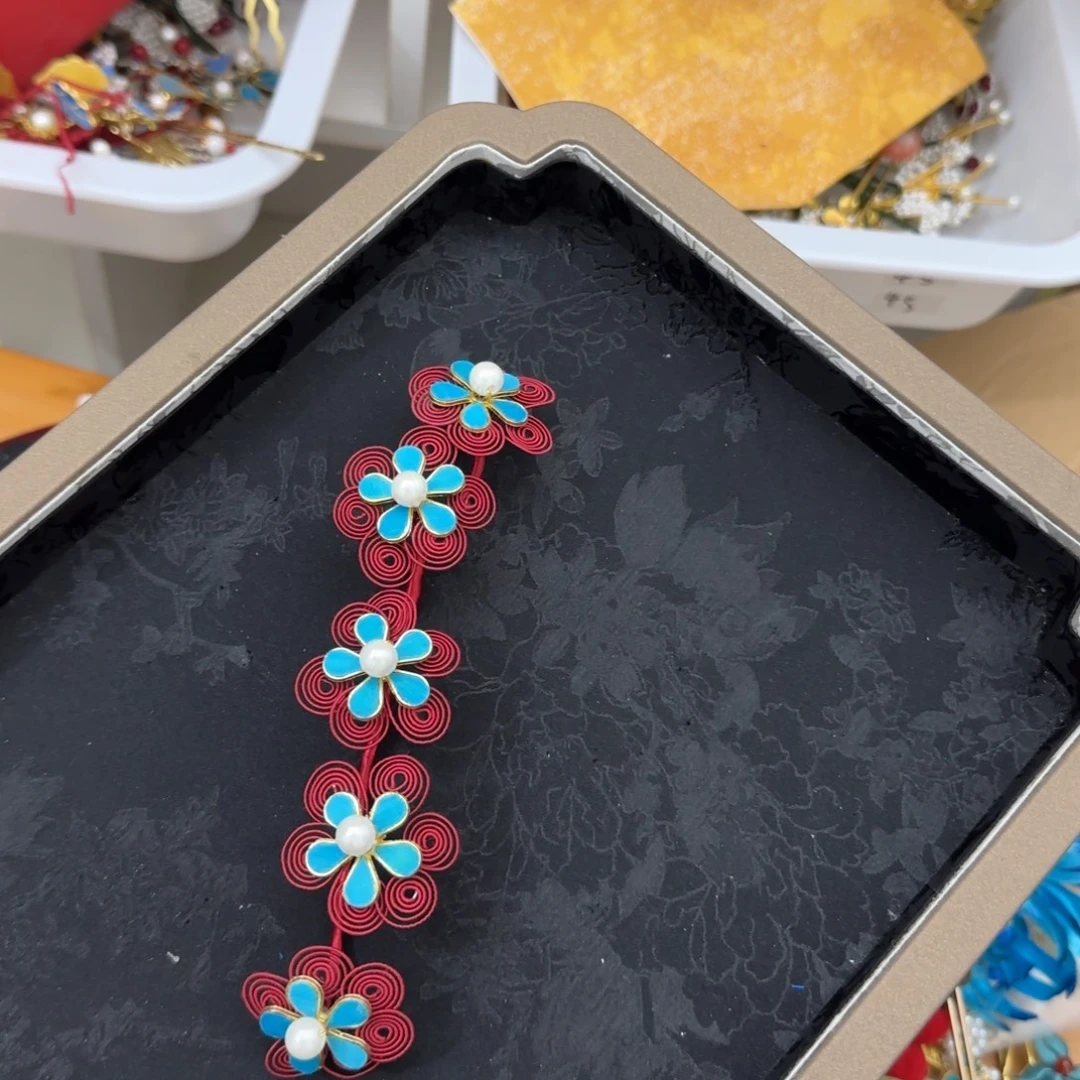 醋酸铁合金鹅毛仿点翠