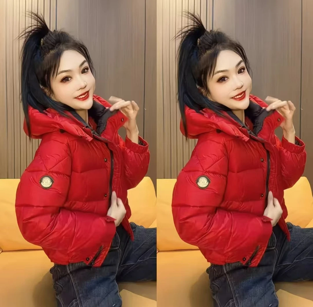 2025冬季新款韩版休闲连帽棉服时尚宽松洋气减龄百搭加厚保暖上衣