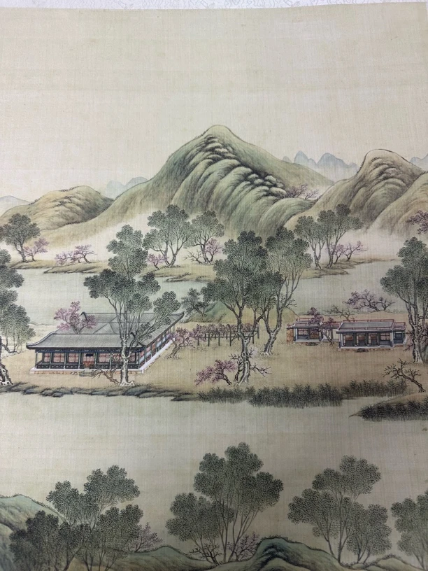 微瑕《圆明园四十一景二卷》十二色艺术高清微喷复刻装饰画