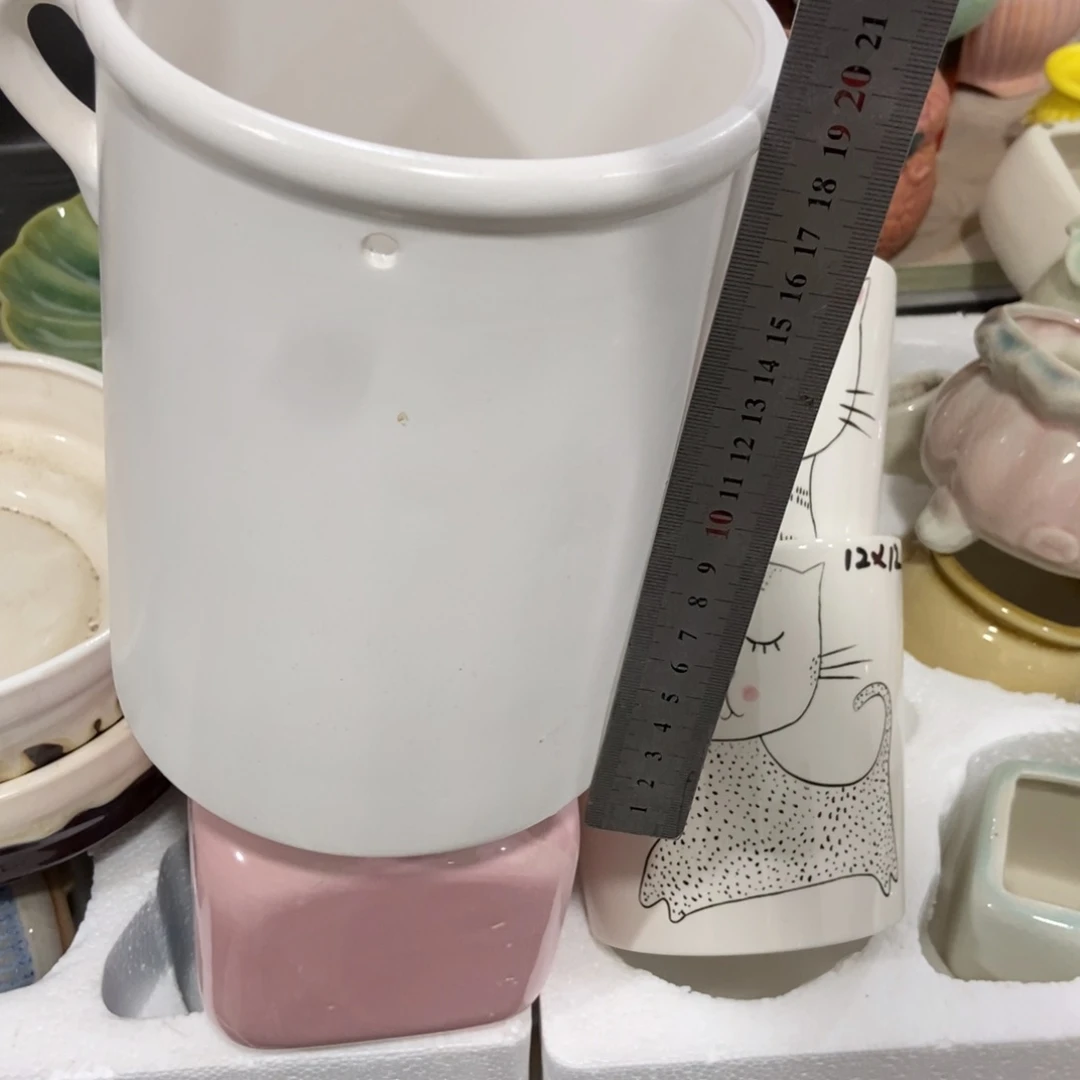 红陶高温陶瓷花盆