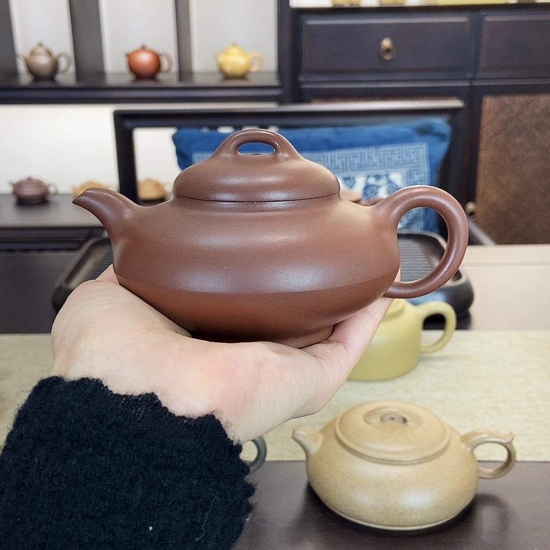 茶壶紫砂半手工合欢壶