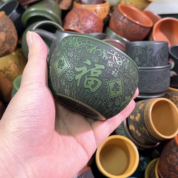 茶杯紫砂全手工紫砂主人杯