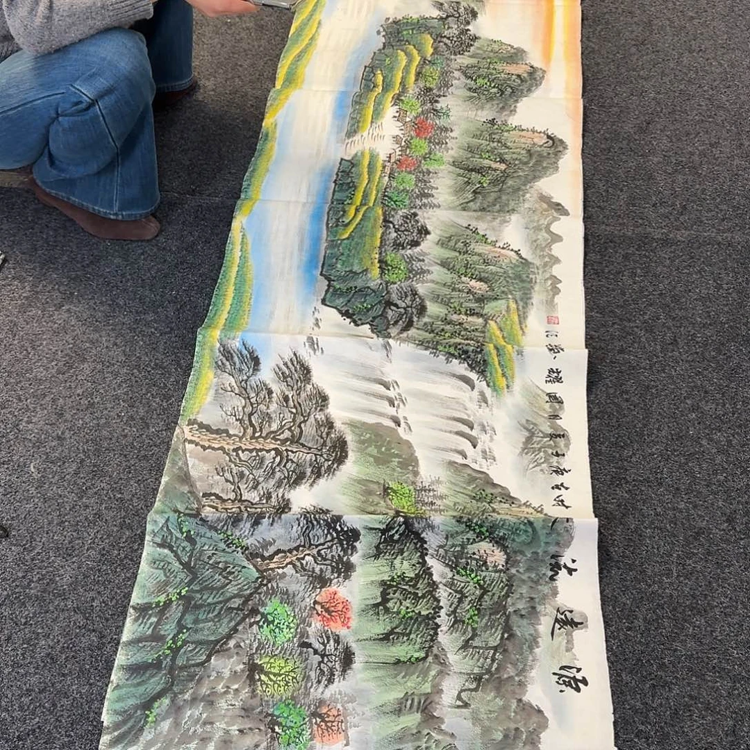 纯手绘国画作品好