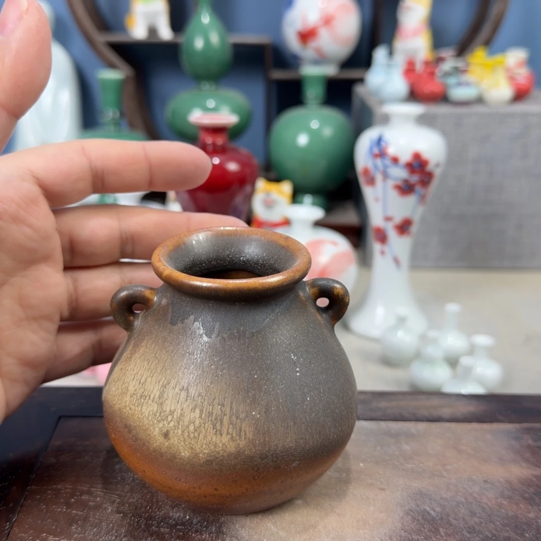 陶瓷手工小花器摆件