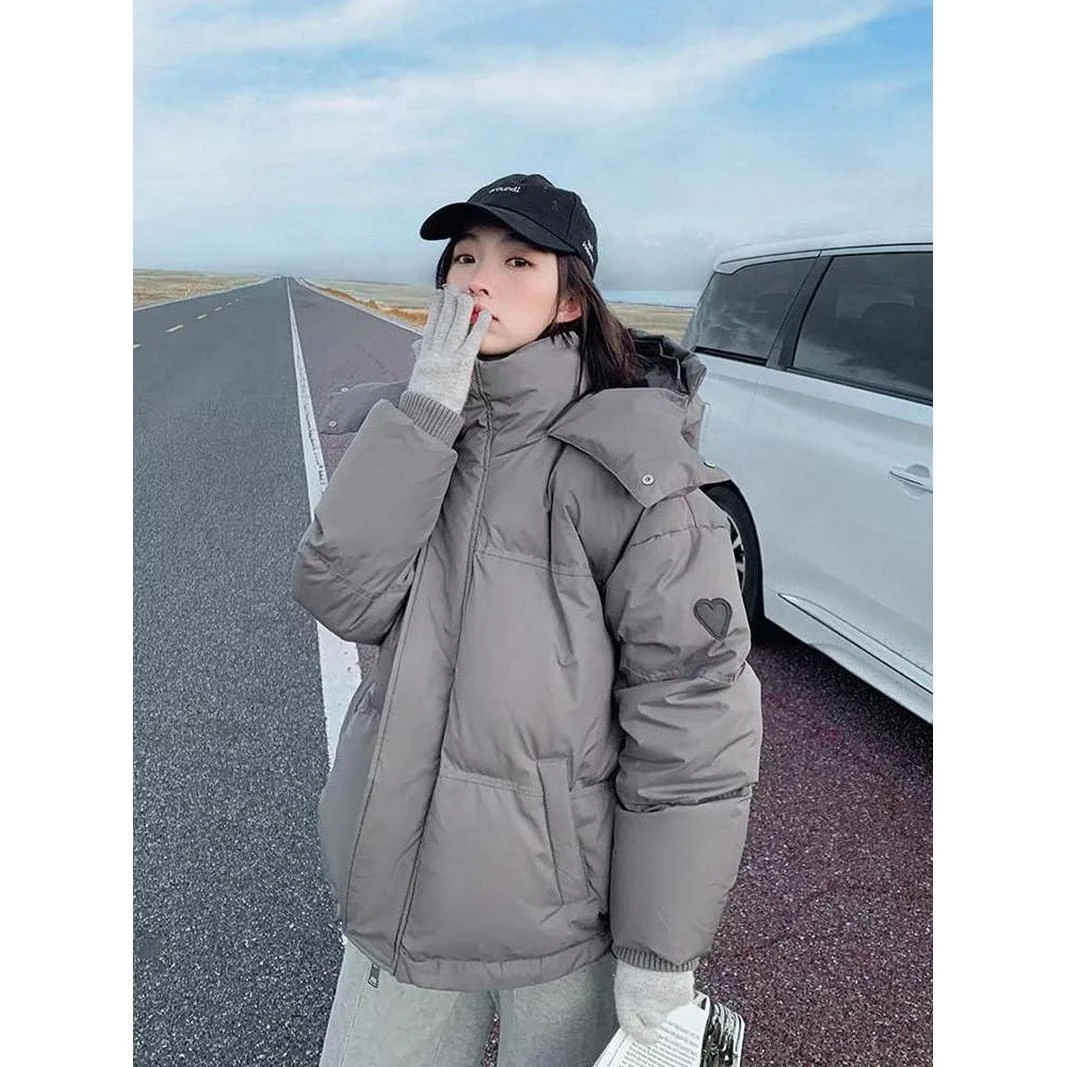 巧妹2025年新款女冬韩版宽松加厚舒适时尚短款棉服棉袄面包服外套