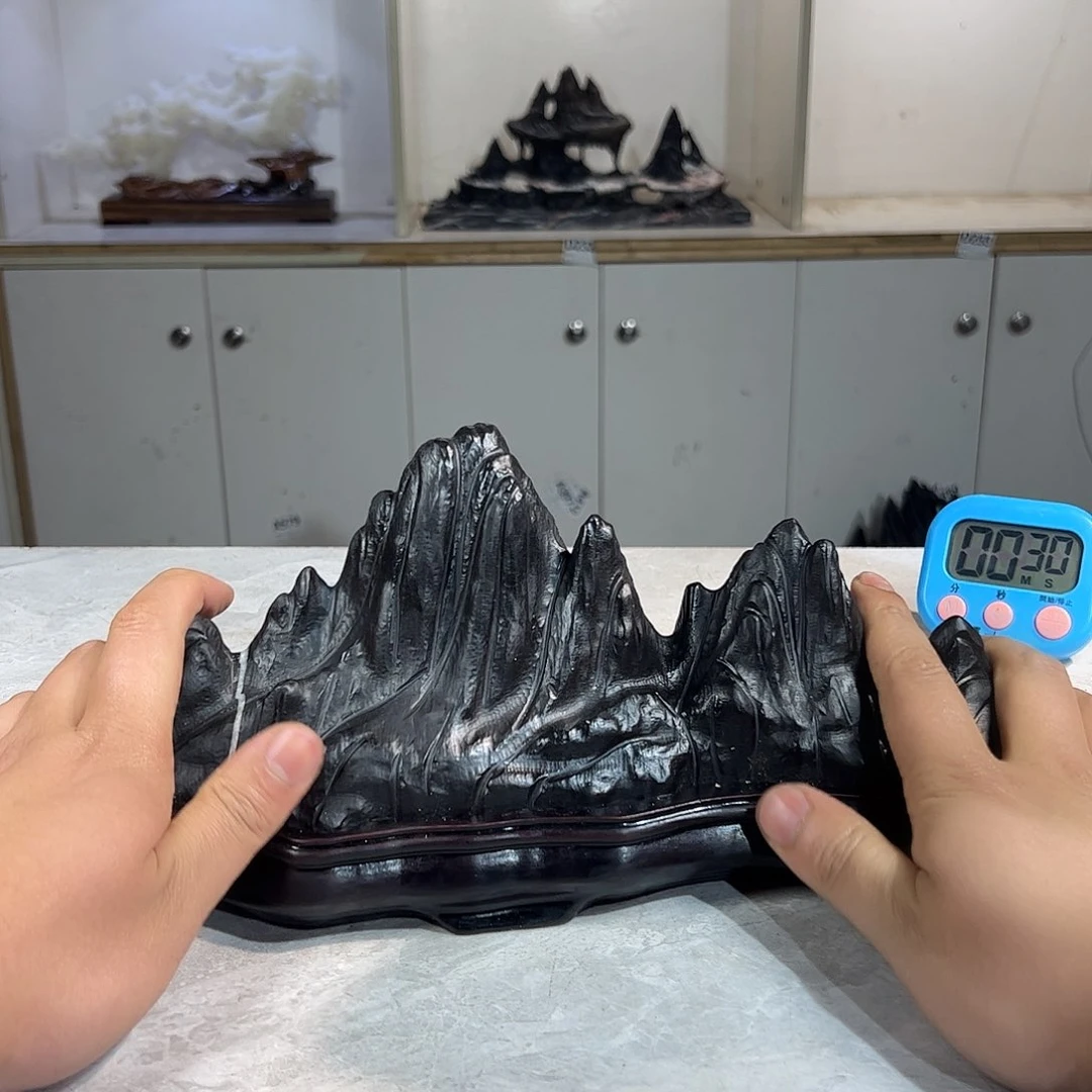 灵璧奇石博览会摆件无*