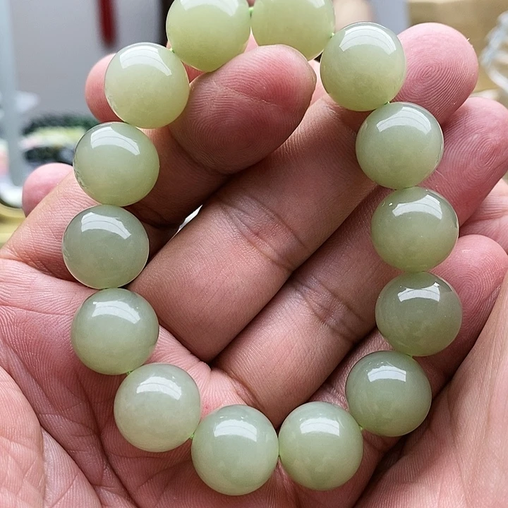 【闪购商品】未镶嵌手链和田玉15晴水