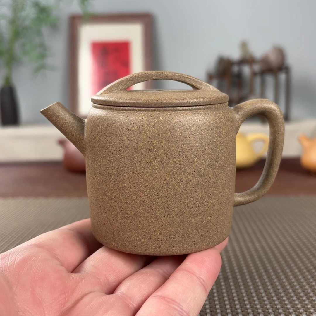 紫砂茶壶微瑕黄龙山原矿紫砂壶