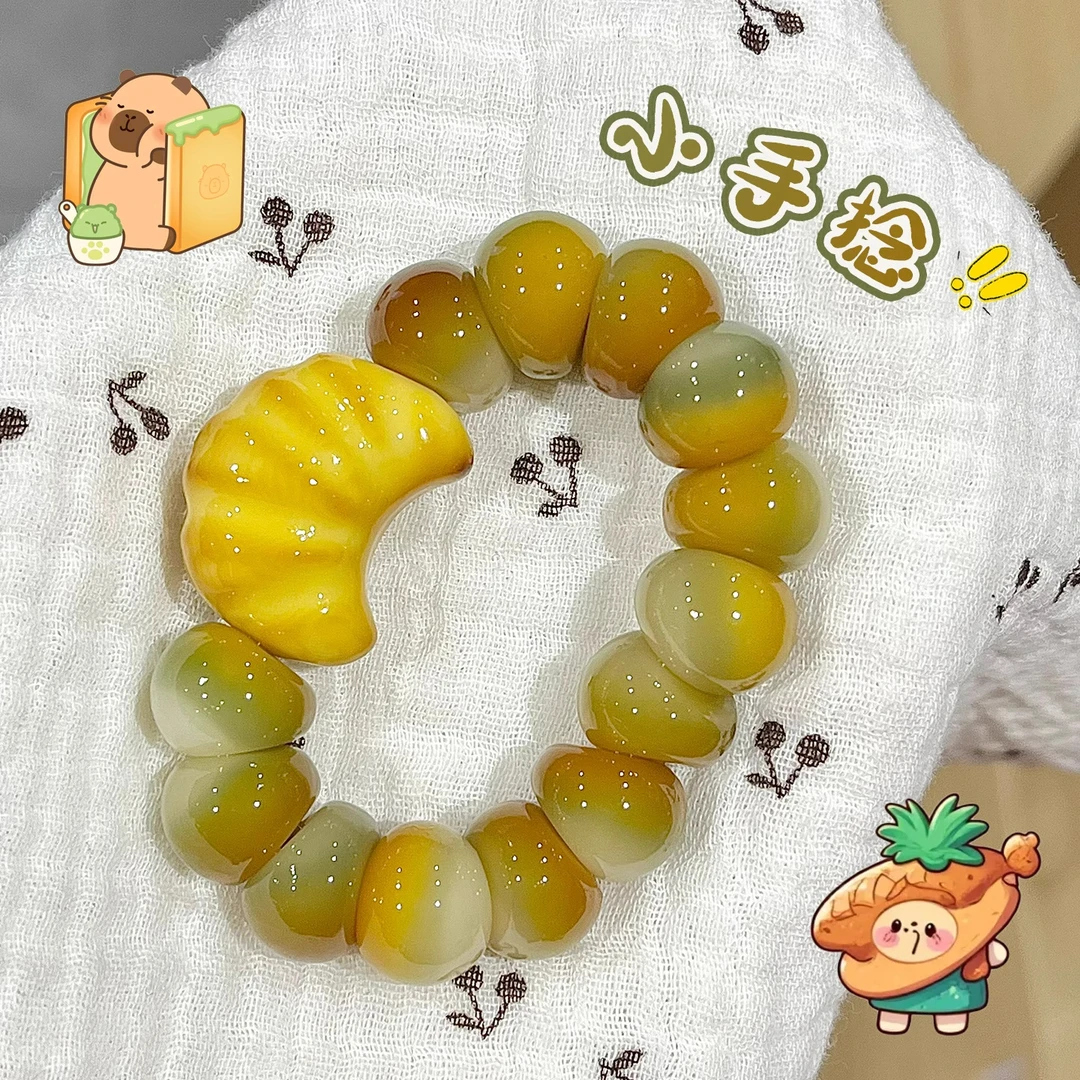 精品菩提超可爱迷你蒜瓣山竹菩提子手捻菩提子手串真品纯天然100%