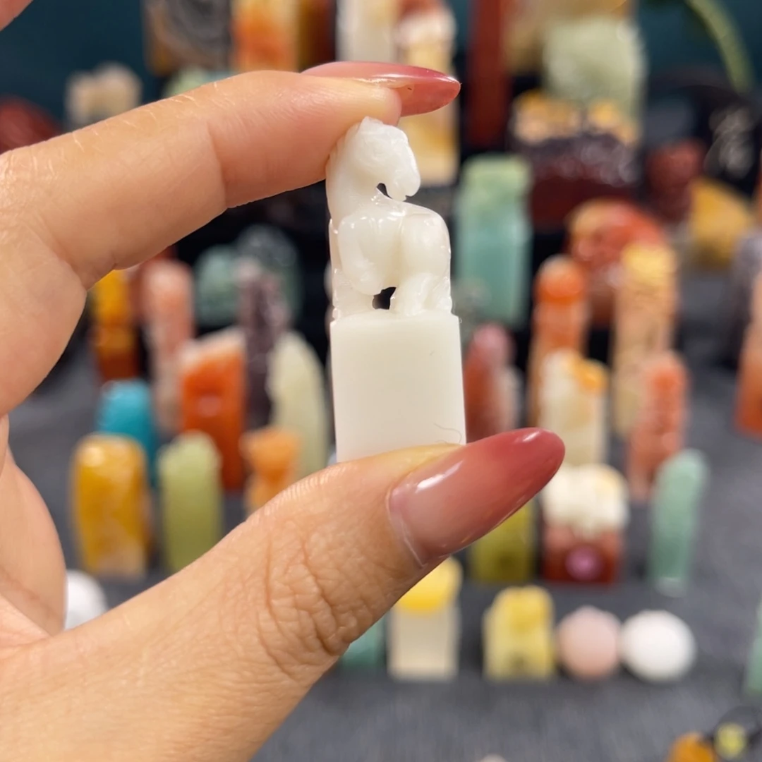 印石昌化石7538包邮包刻