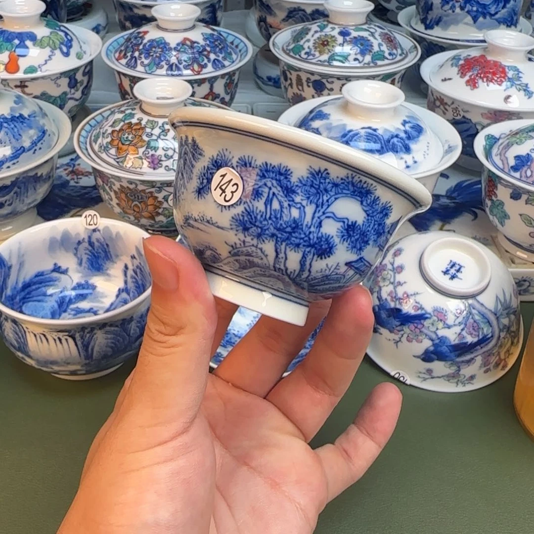 彦祖纯手工手绘茶具143