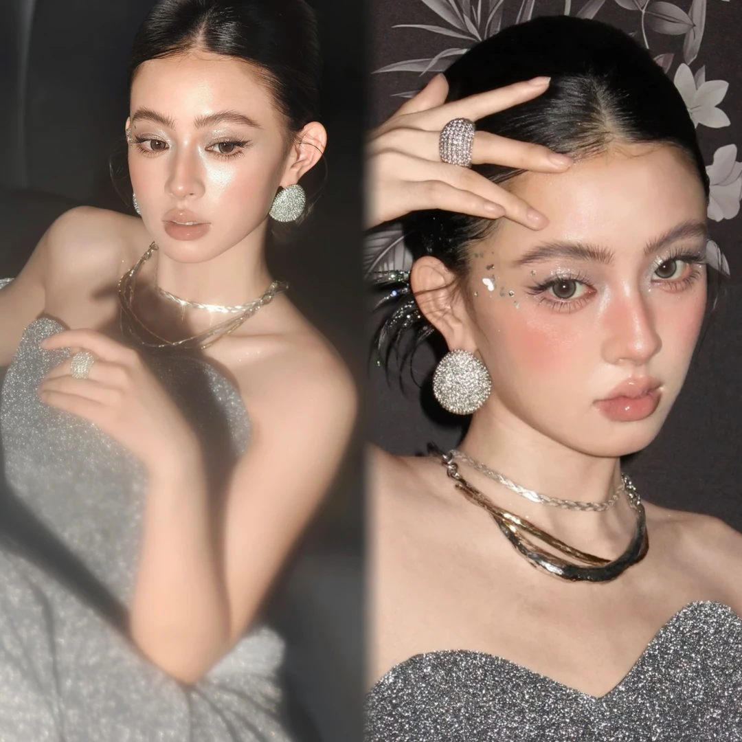 新娘配饰婚纱耳环礼服耳环纸醉金迷耳环爆闪耳环满水钻耳环