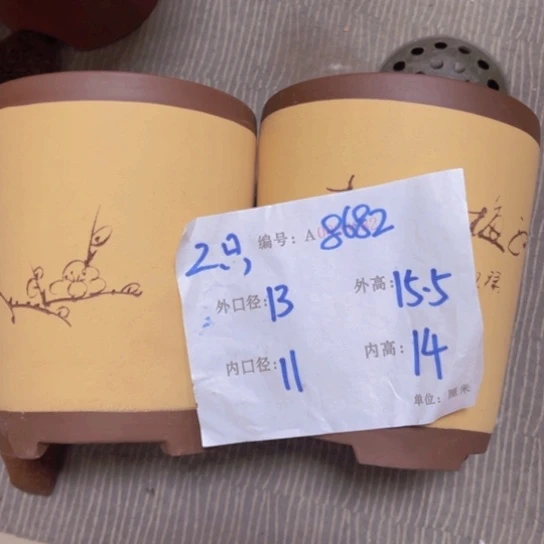 紫砂花盆花卉工艺